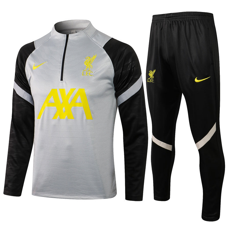 KIT PRÉ JOGO - LIVERPOOL - CINZA, PRETO E AMARELO