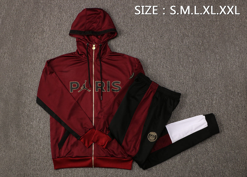KIT PASSEIO COM CAPUZ - PARIS SAINT GERMAIN (PSG) - VINHO