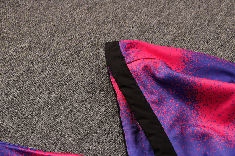 KIT MOLETOM - PARIS SAINT GERMAIN (PSG) - ROSA E ROXO
