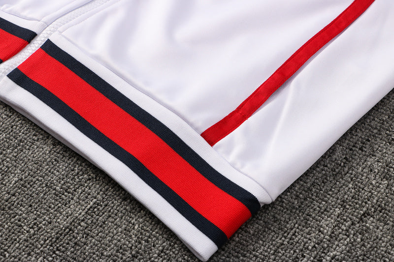 KIT PASSEIO - PARIS SAINT GERMAIN (PSG) -  BRANCO, AZUL, VERMELHO E PRETO