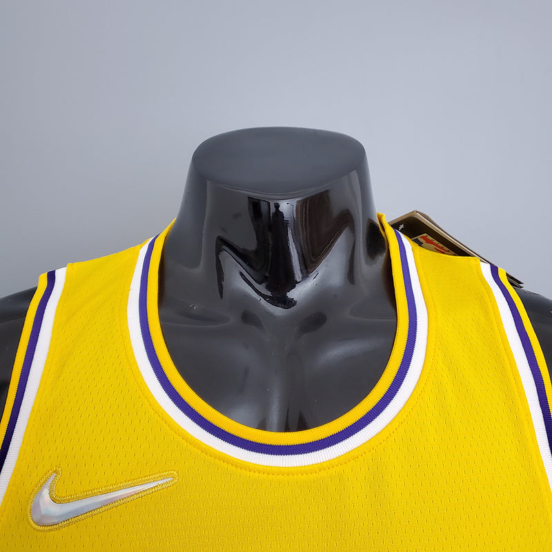 CAMISA LAKERS - AMARELA COM NIKE BRILHANTE - 75TH ANNIVERSARY - ICON EDITION - 2021/ 2022
