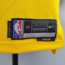 Carregar imagem no visualizador da galeria, CAMISA LAKERS - AMARELA COM NIKE BRILHANTE - 75TH ANNIVERSARY - ICON EDITION - 2021/ 2022
