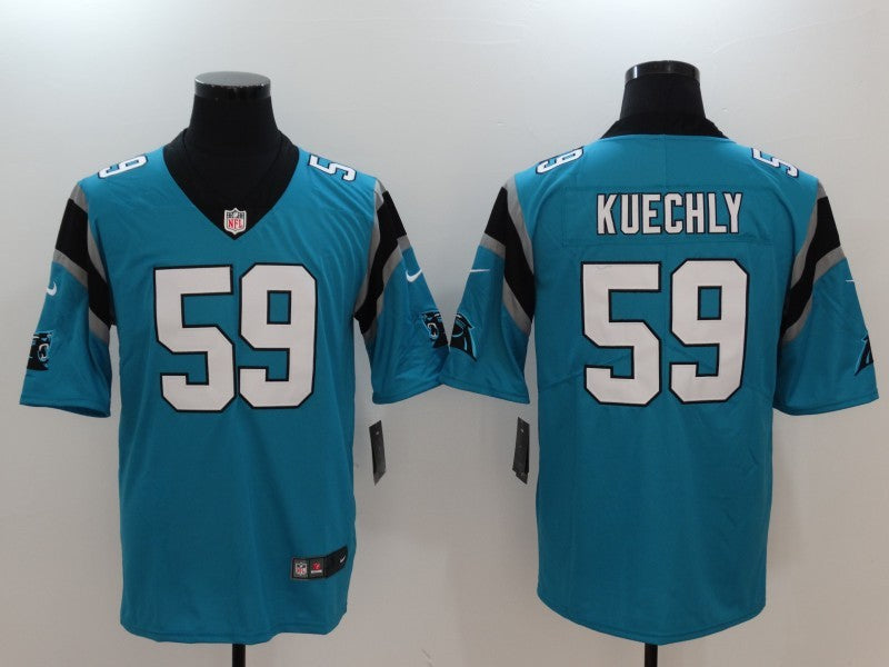 CAMISA CAROLINA PANTHERS - NFL -  AZUL, PRETO E BRANCO