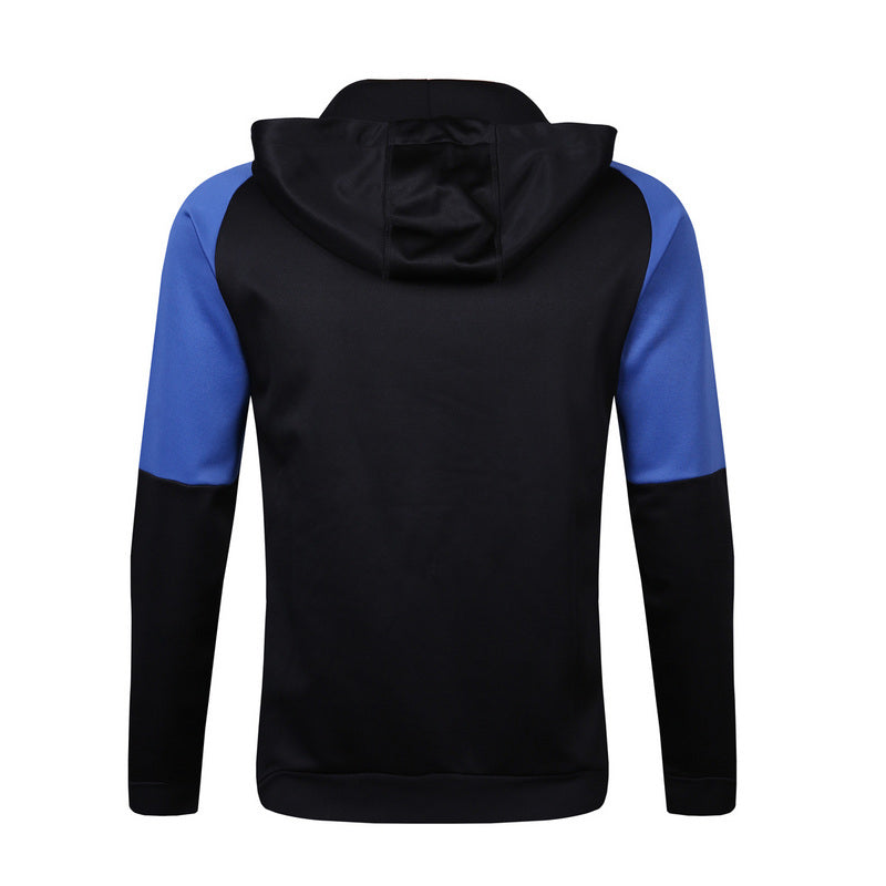 KIT PASSEIO COM CAPUZ - REAL MADRID - PRETO E AZUL