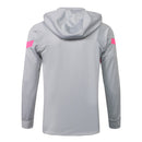 KIT PASSEIO COM CAPUZ - PARIS SAINT GERMAIN (PSG) - BRANCO E ROSA