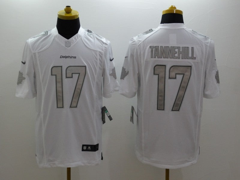 CAMISA MIAMI DOLPHINS - NFL - BRANCO E PRATA