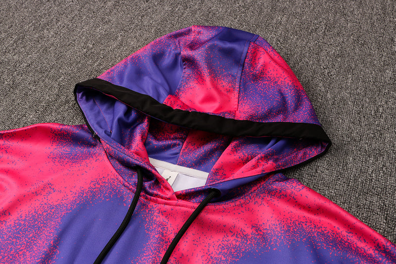KIT MOLETOM - PARIS SAINT GERMAIN (PSG) - ROSA E ROXO