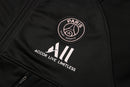 KIT PASSEIO COM CAPUZ - PARIS SAINT GERMAIN (PSG) -  PRETO E BRANCO