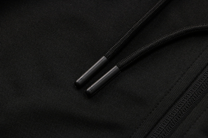KIT PASSEIO COM CAPUZ - PARIS SAINT GERMAIN (PSG) -  PRETO E BRANCO