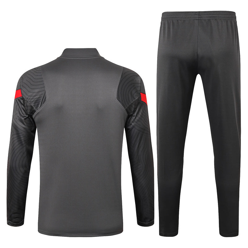 KIT PRÉ JOGO - LIVERPOOL - CINZA E VERMELHO
