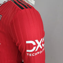 Carregar imagem no visualizador da galeria, CAMISA MANCHESTER UNITED - MANGA LONGA -  CASA/ HOME - JOGADOR 22/23
