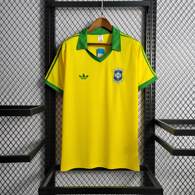 CAMISA BRASIL - CASA/ HOME - RETRÔ - TORCEDOR - 1979