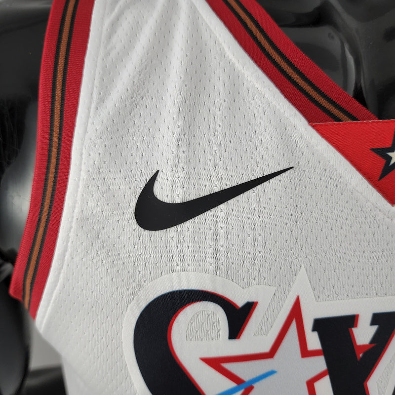 CAMISA PHILADELPHIA 76ERS - BRANCA - RETRÔ