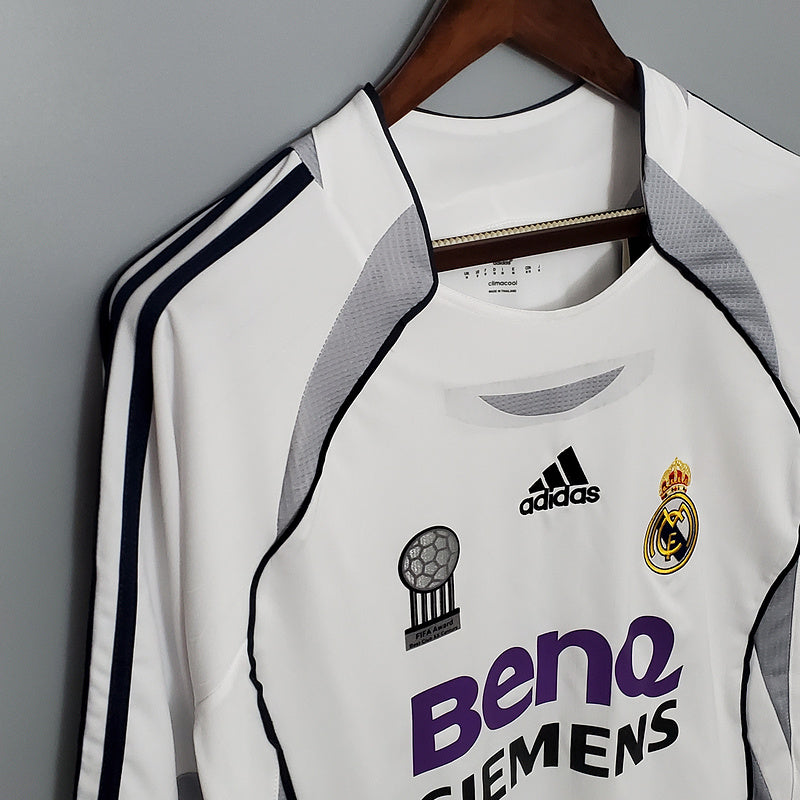MANGA LONGA REAL MADRID - RETRÔ - TORCEDOR - 2006
