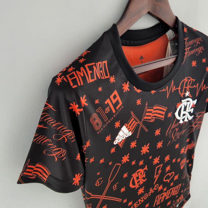 CAMISA FLAMENGO - PRÉ JOGO - FEMININO - 22/ 23