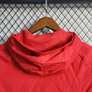 CORTA VENTO - CROACIA - PRETO E VERMELHO