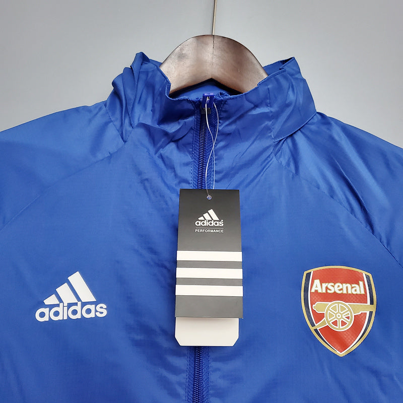 CORTA VENTO - ARSENAL - AZUL E BRANCO
