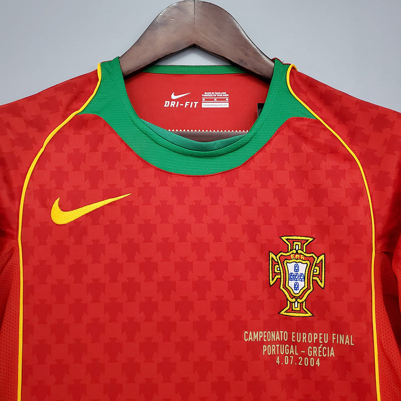 CAMISA PORTUGAL - RETRÔ - TORCEDOR - 2004