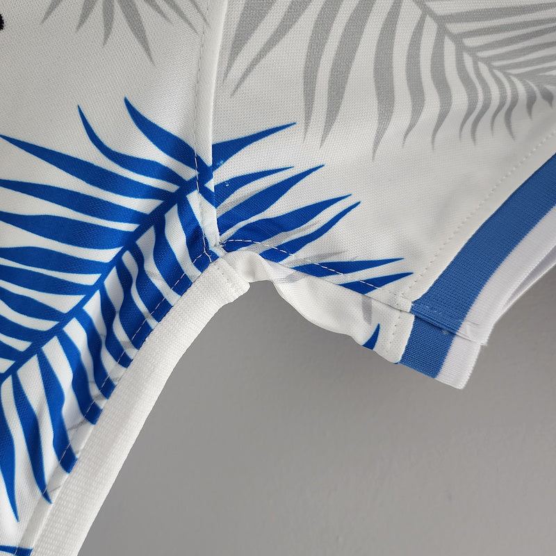 CAMISA BRASIL - CONCEITO - BRANCA COM AZUL - FEMININO - 22/ 23