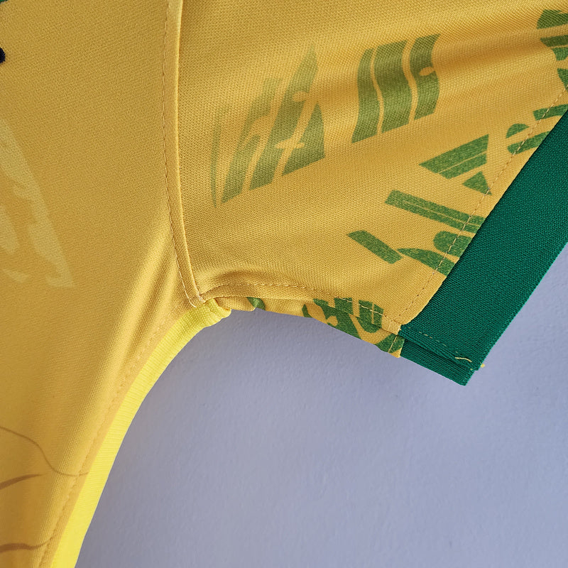 CAMISA BRASIL - CONCEITO - AMARELA CRISTO REDENTOR - FEMININO - 22/ 23