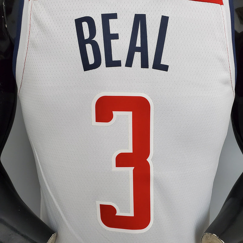CAMISA WASHINGTON WIZARDS - 75TH ANNIVERSARY - BRANCA - ICON EDITION - 2021