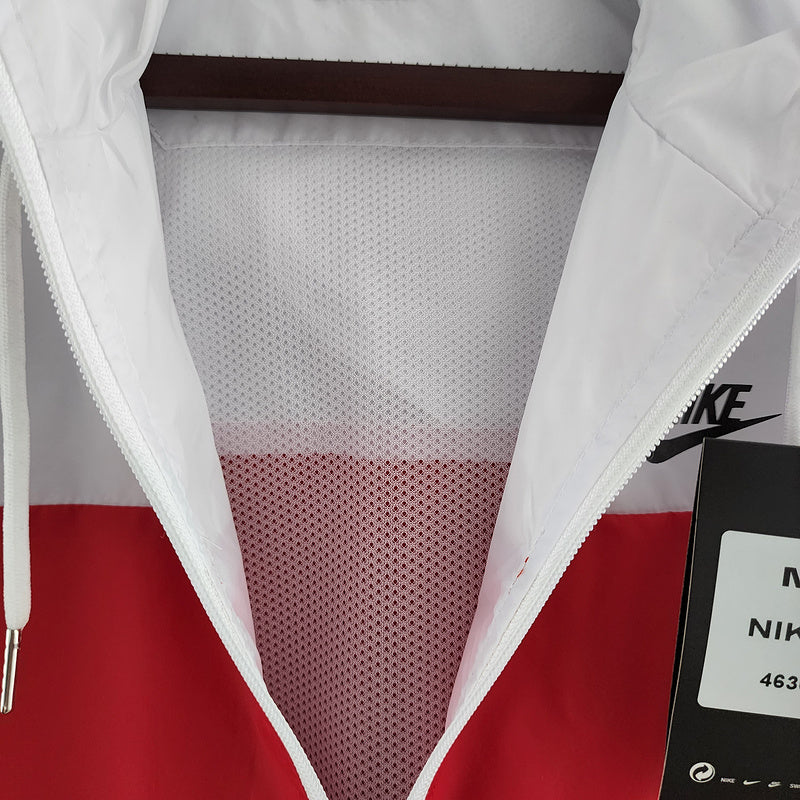 CORTA VENTO - STREETWEAR - SWOOSH - VERMELHO, BRANCO E AZUL - 2022