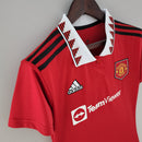 CAMISA MANCHESTER UNITED - CASA/ HOME - FEMININO - 22/ 23