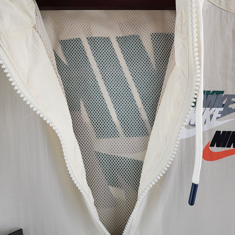 CORTA VENTO - STREETWEAR - SWOOSH - BRANCO E AZUL - 2022