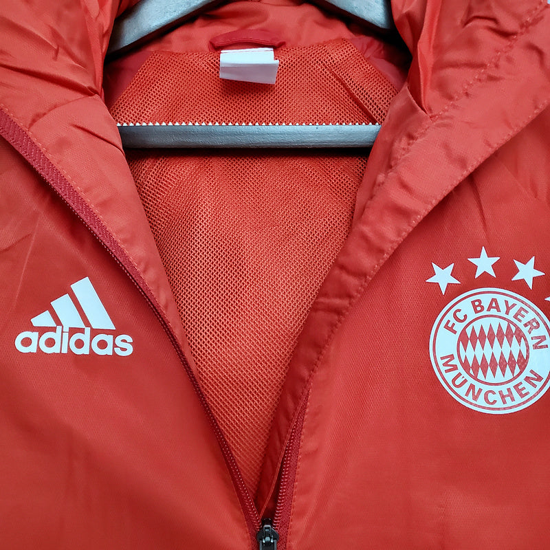 CORTA VENTO - BAYERN DE MUNIQUE - VERMELHO, BRANCO E PRETO