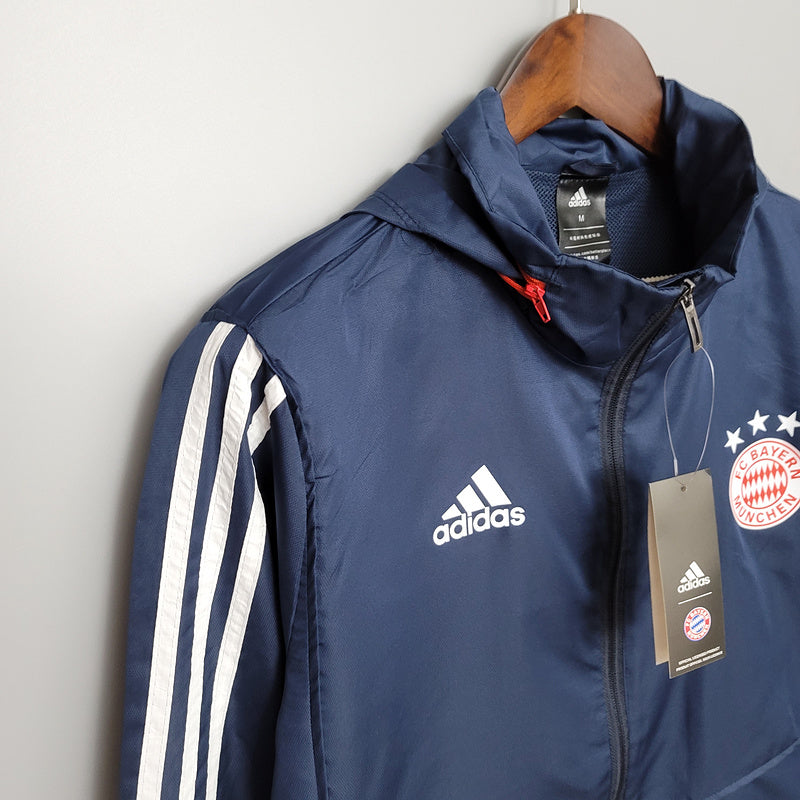 CORTA VENTO - BAYERN DE MUNIQUE - AZUL E BRANCO