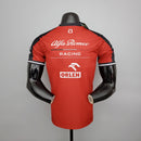 CAMISETA ALFA ROMEO RACING - BRANCA E VERMELHA - FÓRMULA 1 - F1