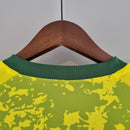 CAMISA BRASIL - CONCEITO AMARELA COM VERDE - TORCEDOR - 22/ 23