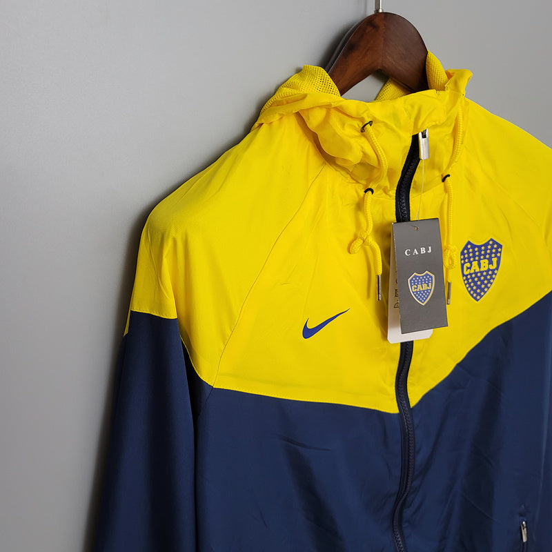 CORTA VENTO - BOCA JUNIORS - AZUL E AMARELO
