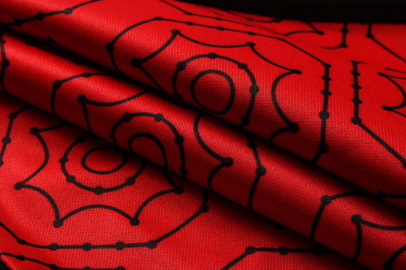 KIT PASSEIO COM CAPUZ - MILAN - VERMELHO E PRETO