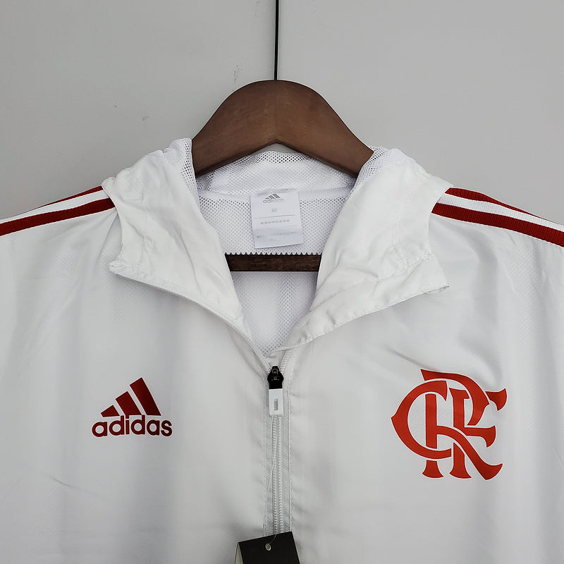 CORTA VENTO - FLAMENGO - BRANCO E VERMELHO - 2022