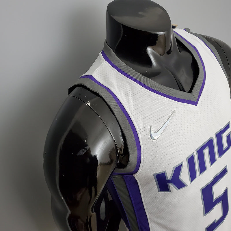 CAMISA SACRAMENTO KINGS - BRANCA COM NIKE BRILHANTE - 75TH ANNIVERSARY - 2021/ 2022