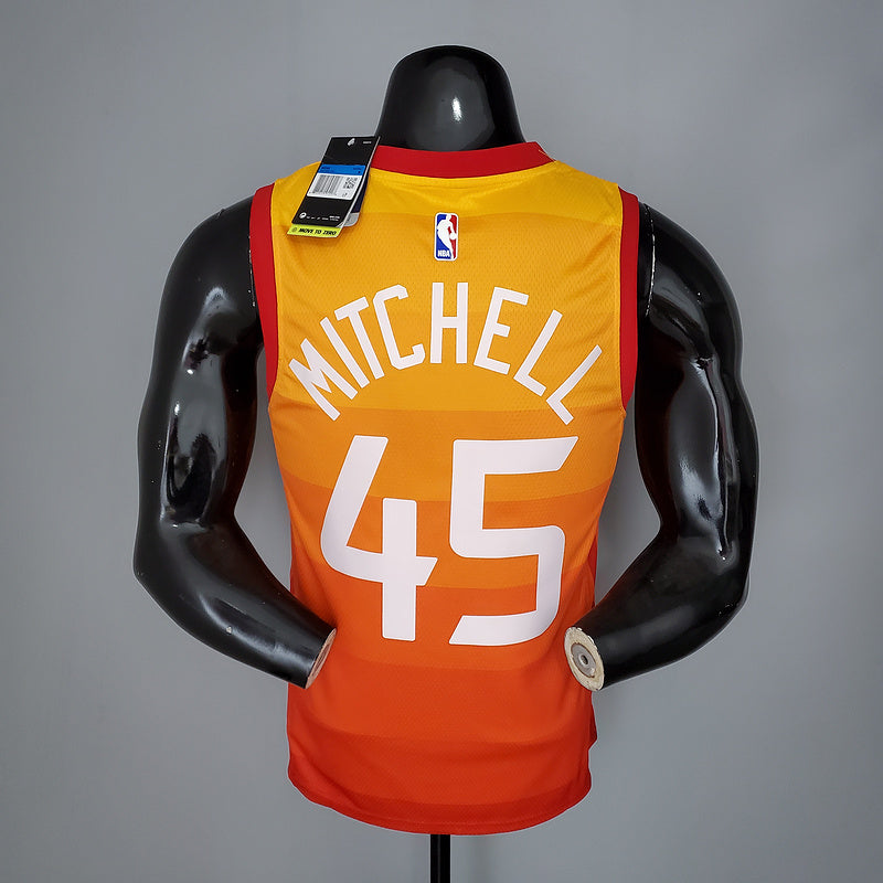 CAMISA UTAH JAZZ - CITY EDITION - LARANJA DEGRADÊ