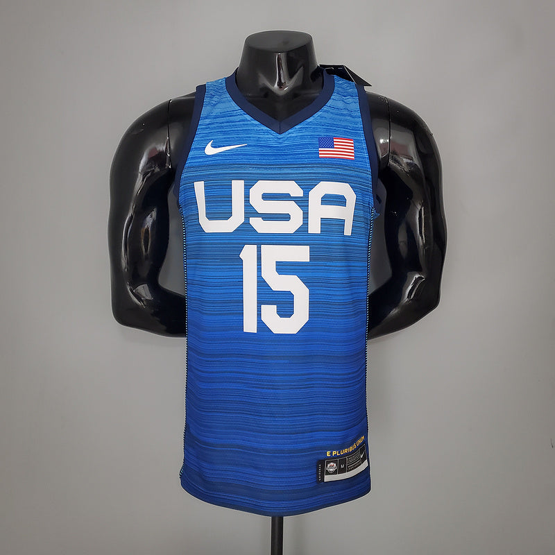 CAMISA ESTADOS UNIDOS (USA) - AZUL - OLIMPIADAS 2021