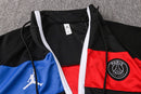 KIT PASSEIO - PARIS SAINT GERMAIN (PSG) - PRETO, AZUL, BRANCO E VERMELHO JORDAN