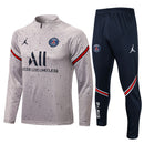 KIT PRÉ JOGO - PARIS SAINT GERMAIN (PSG) - CINZA, PRETO E AZUL