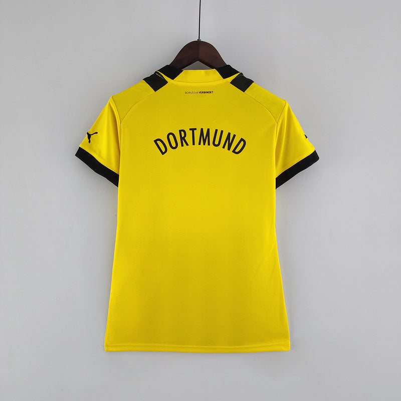 CAMISA BORUSSIA DORTMUND - CASA/ FORA - FEMININO - 22/ 23