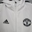 CORTA VENTO - MANCHESTER UNITED - BRANCO E PRETO