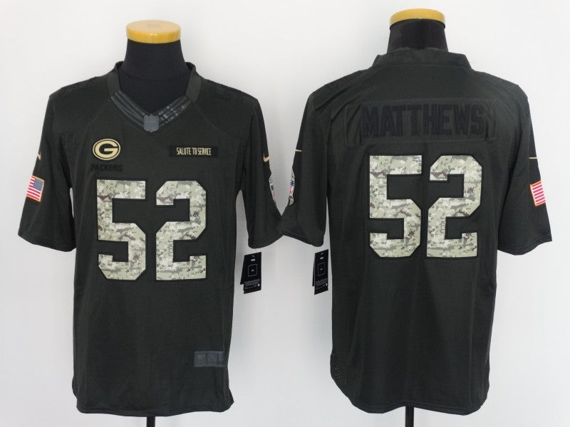 CAMISA GREEN BAY PACKERS - NFL - PRETO E BRANCO CAMUFLADO