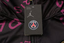 KIT PASSEIO COM CAPUZ - PARIS SAINT GERMAIN (PSG) - PRETO E ROXO