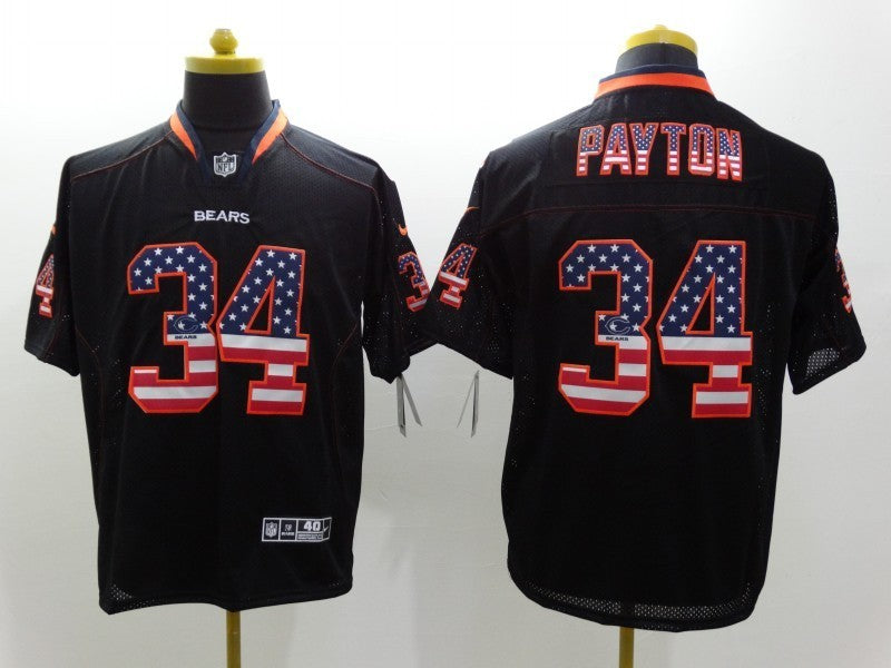CAMISA CHICAGO BEARS - NFL -  PRETO, AZUL, BRANCO E VERMELHO