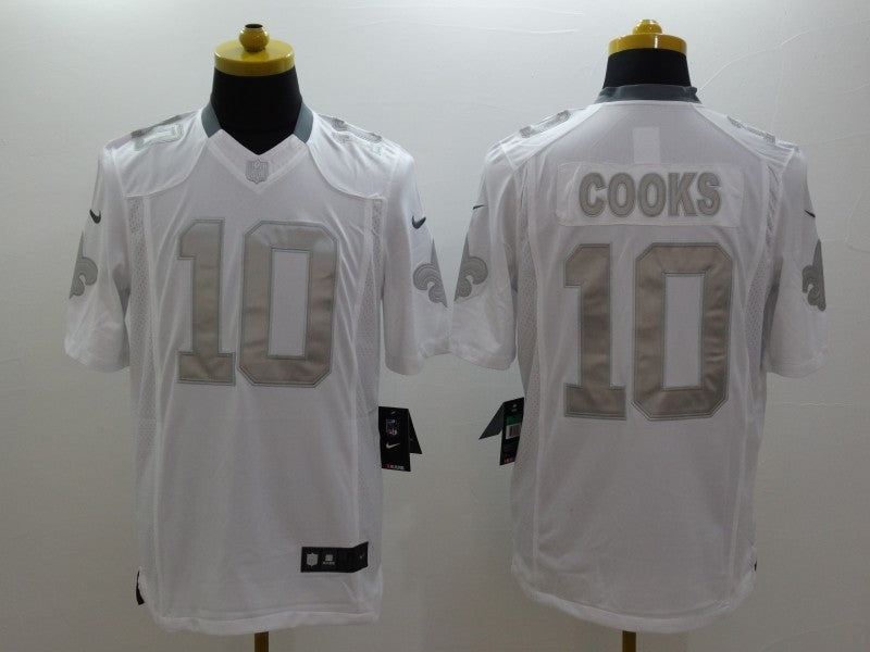 CAMISA NEW ORLEANS SAINTS  - NFL -  BRANCO E PRATA