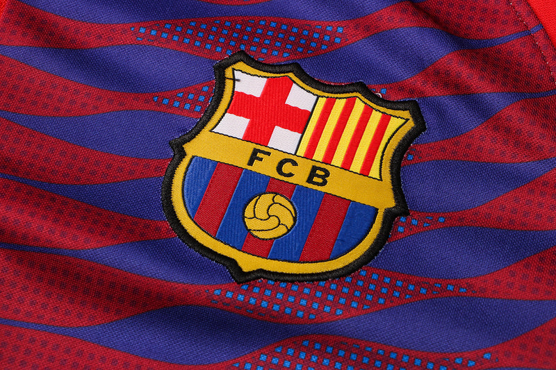 KIT PRÉ JOGO - BARCELONA - VEREMELHO, AZUL E BRANCO
