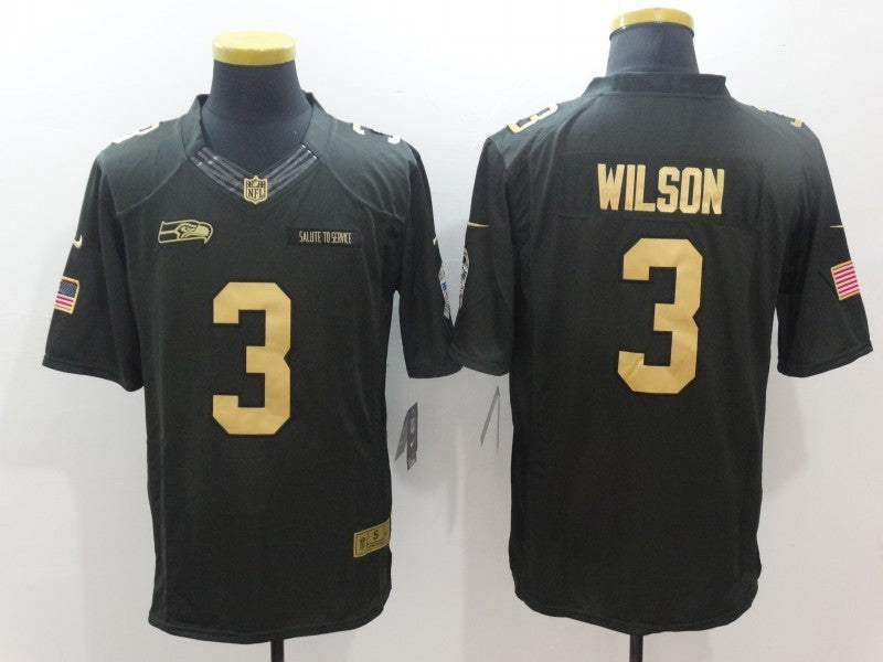 CAMISA SEATTLE SEAHAWKS - NFL - PRETO E DOURADO