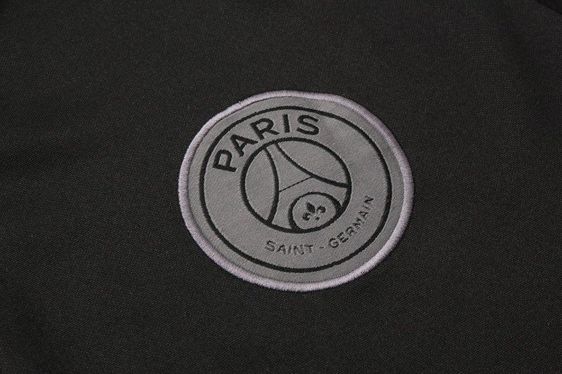 KIT PASSEIO - PARIS SAINT GERMAIN (PSG) - PRETO E CINZA