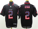 CAMISA ATLANTA FALCONS  - NFL - PRETO, AZUL E VERMELHO